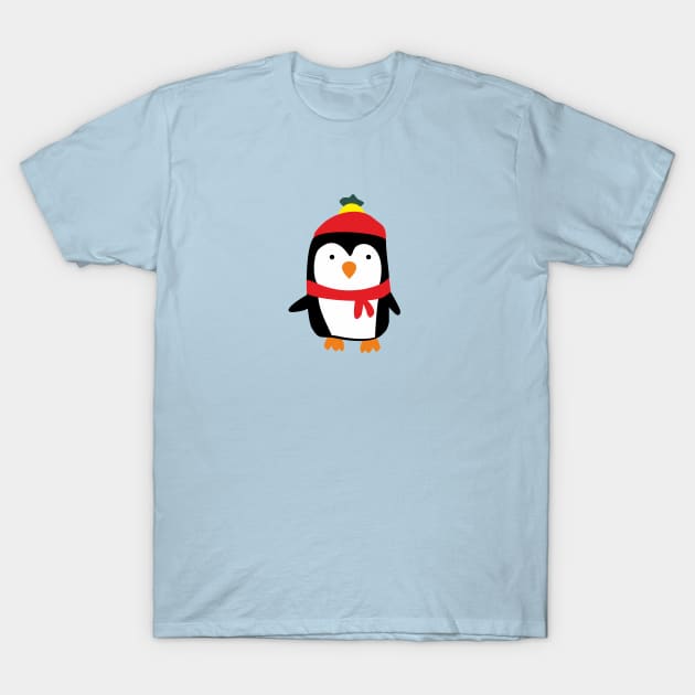 Hand Drawn Penguin T-Shirt by Dreamteebox